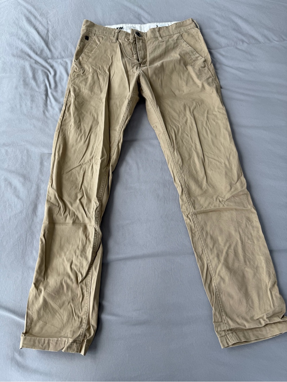 G-Star Straight Fit Chinos - Beige/Tan